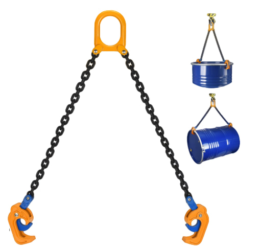 تصویر 1 از بشکه گیر زنجیری  4  رشته مناسب مهار مطمئن هنگام انتقال عمودی