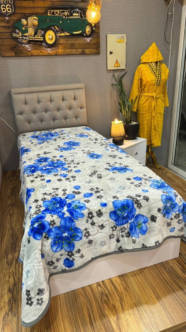 تصویر 2 از خرید مستقیم از کارخانه و پخش عمده پتو پریما یک نفره گلدار