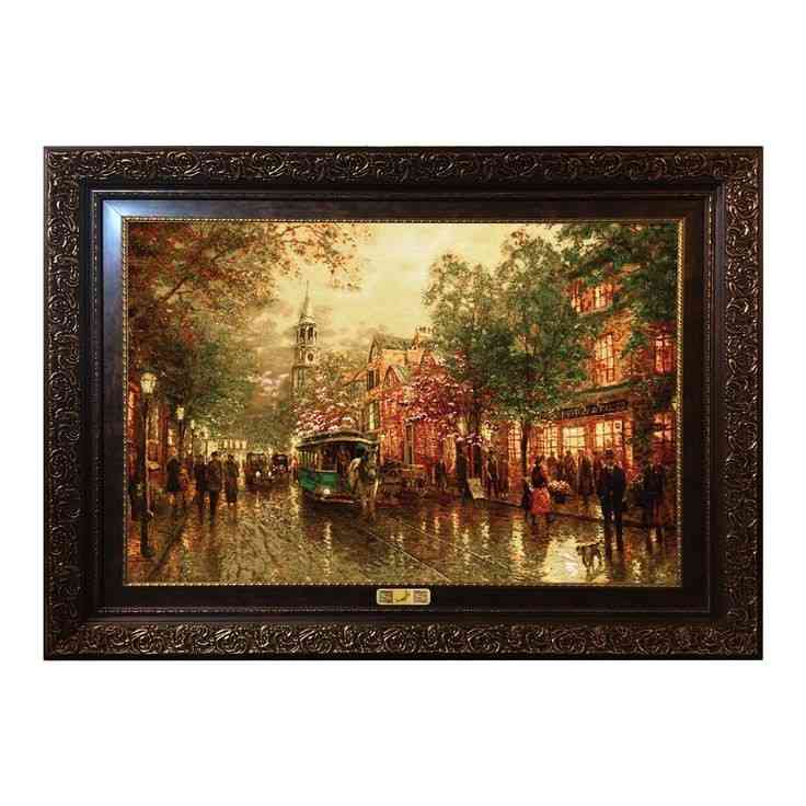 تصویر 2 از تابلو فرش نفیس دستباف اصیل و هنری