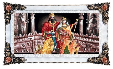 تصویر 3 از تابلو فرش نفیس دستباف اصیل و هنری