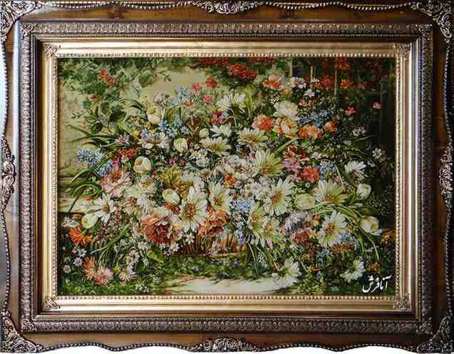 تابلو فرش دستباف مناسب دکوراسیون خانه های شیک