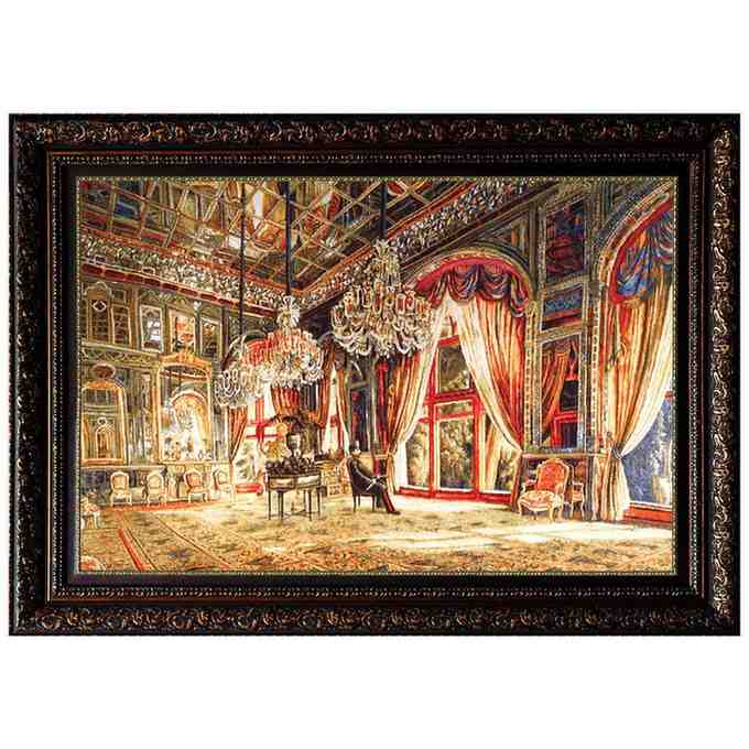 تابلو فرش سلطنتی و اشرافی مجلل و مناسب خانه های با شکوه