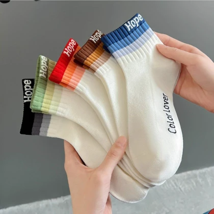 تصویر 2 از جوراب ساده با رنگ های متنوع