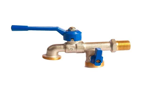 تصویر 2 از شیر شلنگی دو خروجی ستونی اتصال سریع