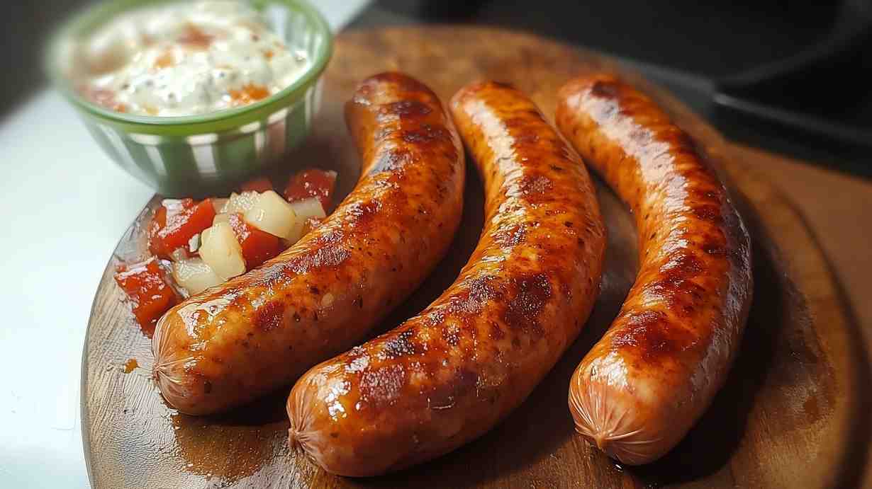 سوسیس آلمانی اسپایسی تند و پر چرب مناسب آشپزی