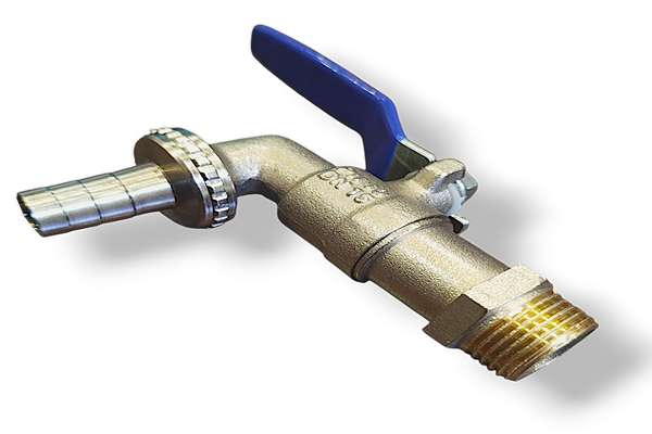 تصویر 3 از شیر شلنگی دسته گازی دیواری کوتاه