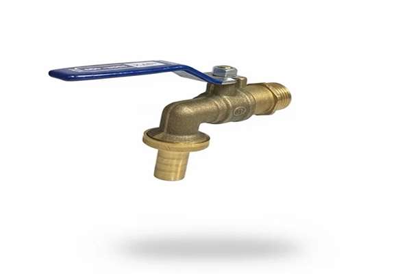 تصویر 1 از شیر شلنگی دسته گازی دیواری کوتاه