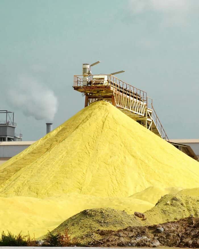 تصویر 4 از گوگرد گرانول عسلویه در وزن‌ های متنوع