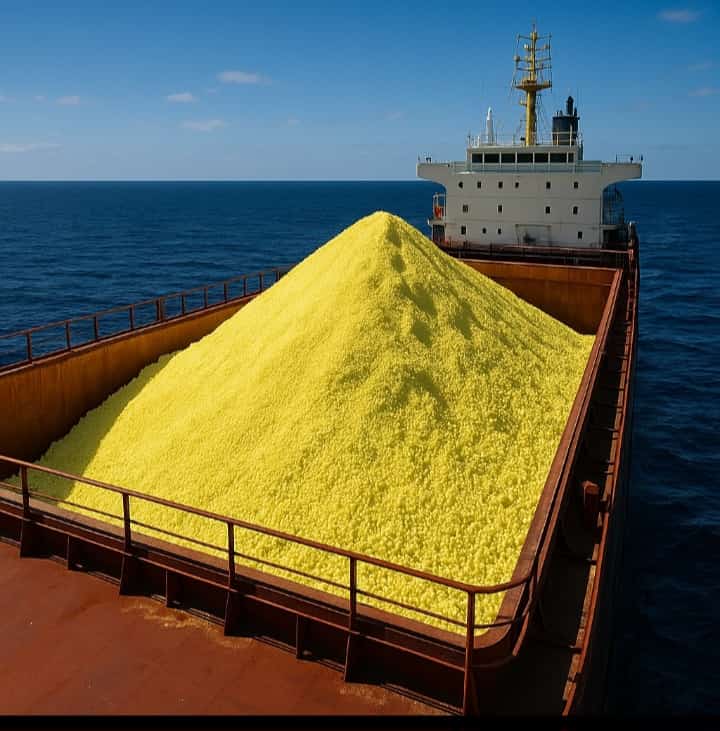 تصویر 2 از گوگرد گرانول باریش طراحی شده برای صادرات