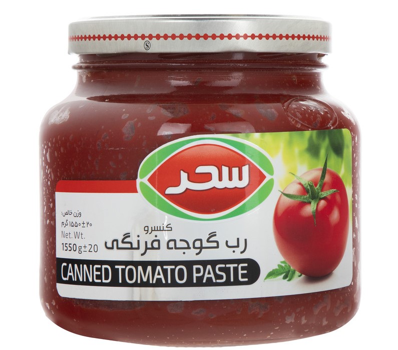 تصویر 3 از رب گوجه فرنگی شیشه ای سحر با غلظت عالی