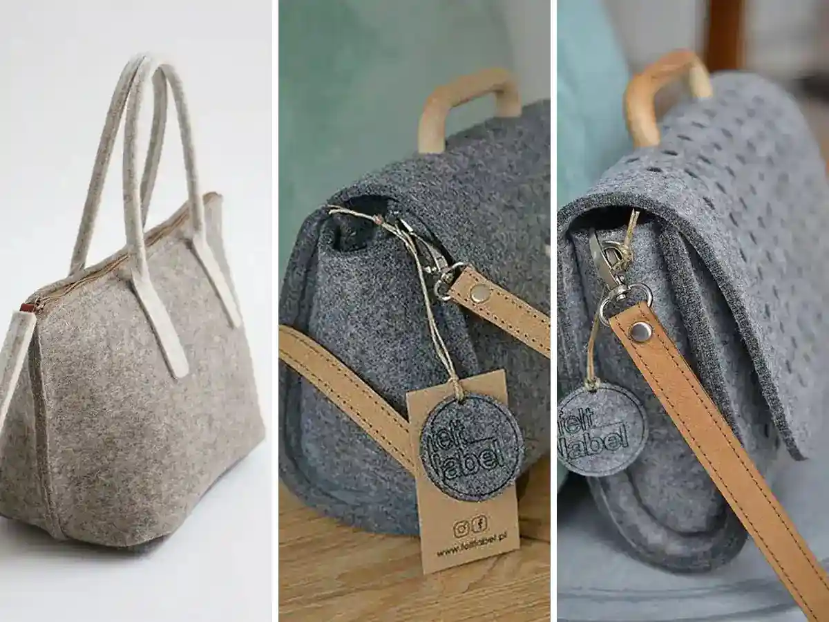 کیف نمدی چندکاره دوشی و دستی مخصوص و سبک