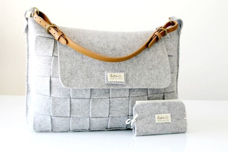 کیف نمدی با طراحی منحصر به فرد برای سفرهای کوتاه