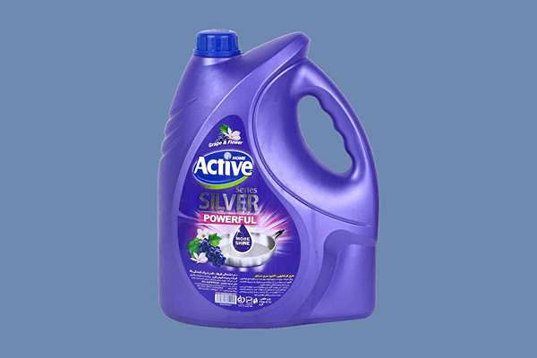 تصویر 2 از مایع ظرفشویی اکتیو بنفش قدرت لکه زدایی سطوح روغنی