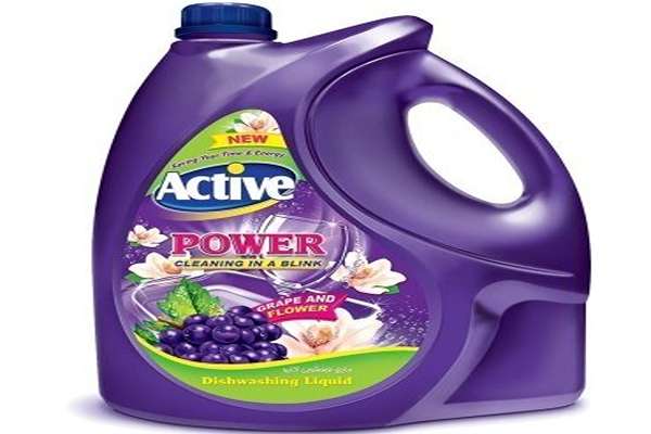 مایع ظرفشویی اکتیو بنفش قدرت لکه زدایی سطوح روغنی