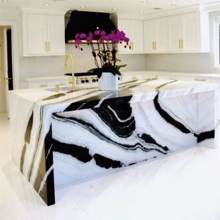 تصویر 1 از سنگ مرمر پاندا مناسب میز کانتر و دکوراسیون