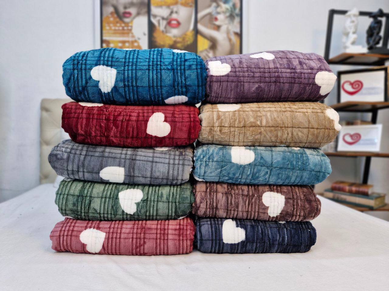 قیمت عمده و تامین از نمایندگی پتو ژله ای قلبی تک نفره