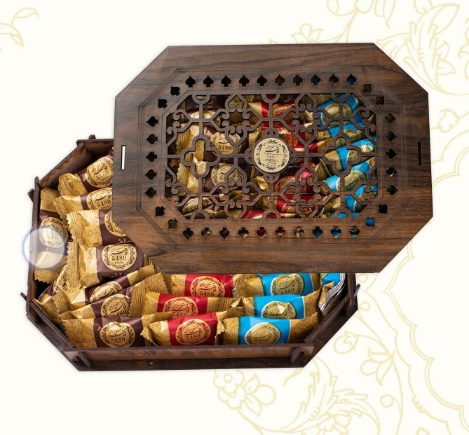 تصویر 3 از حلوا مسقطی گل محمدی لار + مخصوص پذیرایی خاص