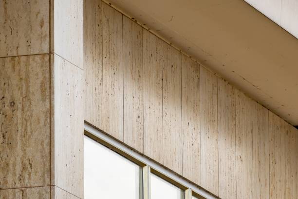 تصویر 2 از سنگ تراورتن رگه دار لوکس درجه یک ساختمانی