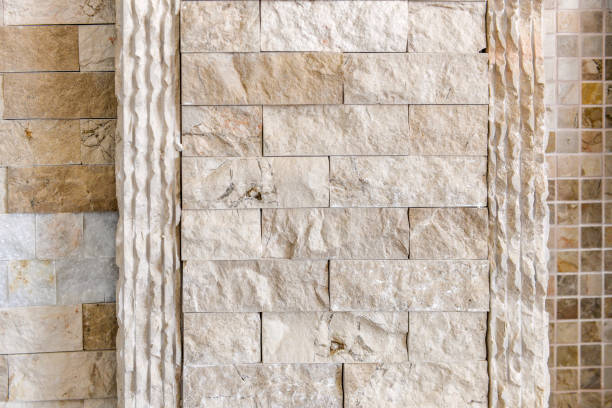 تصویر 4 از سنگ تراورتن موج دار کرم ممتاز نمای کلاسیک