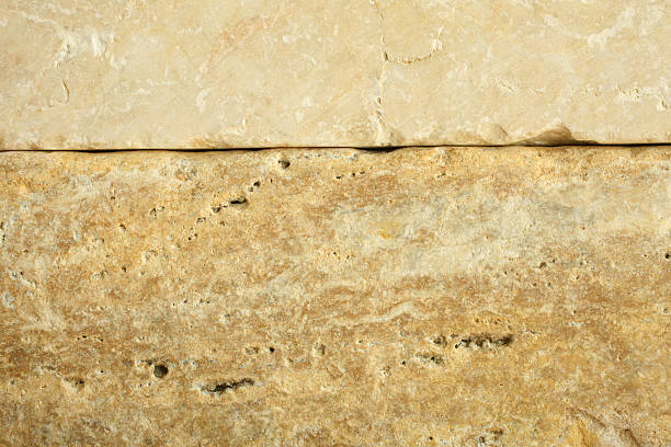 تصویر 3 از سنگ تراورتن موج دار کرم ممتاز نمای کلاسیک