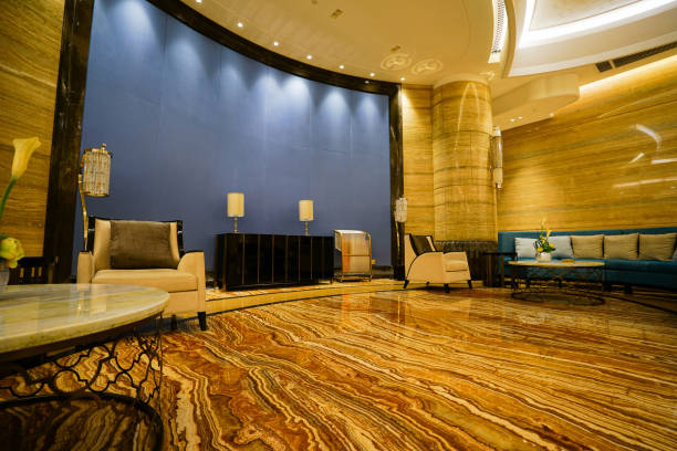 تصویر 3 از سنگ تراورتن صیقلی براق مناسب فضا های تشریفاتی