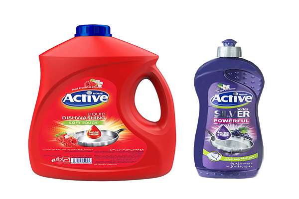 مایع ظرفشویی اکتیو کف پایدار شستشو سریع