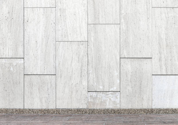 تصویر 4 از سنگ تراورتن سفید یکدست انتخاب نما های مینیمال