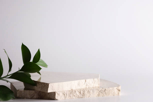 تصویر 3 از سنگ تراورتن سفید یکدست انتخاب نما های مینیمال