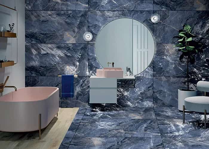 تصویر 1 از کاشی طرح دار کف سرویس بهداشتی بافت ضد لغزش