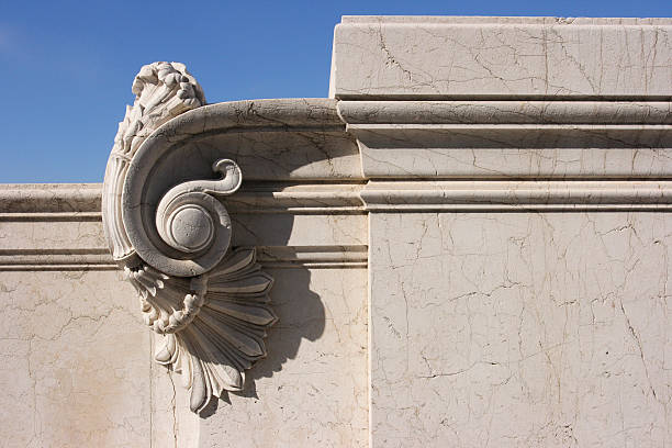 تصویر 1 از سنگ تراورتن موج درشت برجسته معماری شاخص