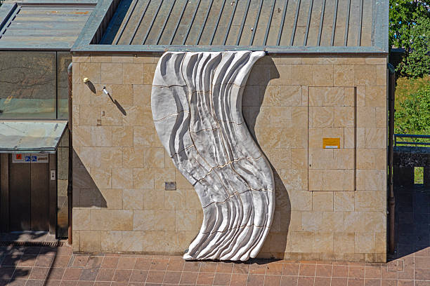 سنگ تراورتن موج درشت برجسته معماری شاخص