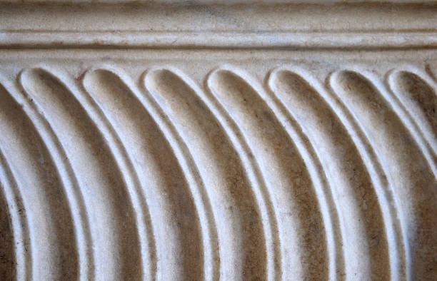 تصویر 2 از سنگ تراورتن موج درشت برجسته معماری شاخص