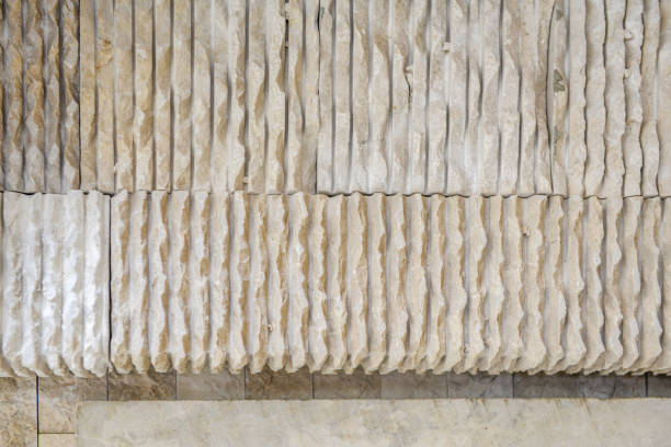 تصویر 4 از سنگ تراورتن موج درشت برجسته معماری شاخص