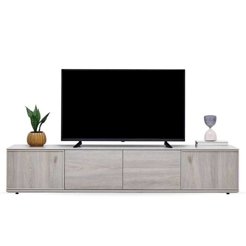 تصویر 1 از میز تلویزیون شیک رنگ روشن ساده و آپارتمانی