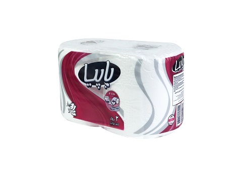 تصویر 1 از دستمال کاغذی توالت پاپیا رول دو قلو اقتصادی