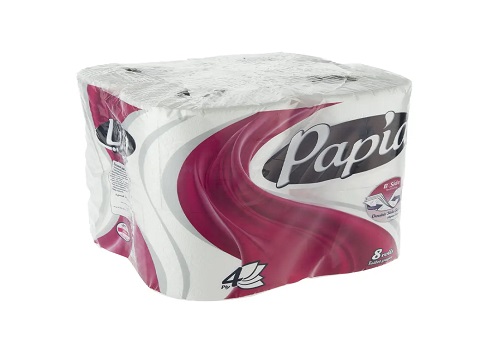 تصویر 3 از دستمال کاغذی توالت پاپیا رول دو قلو اقتصادی