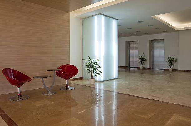 تصویر 1 از سنگ تراورتن پولیش شده درخشان فضا های رسمی