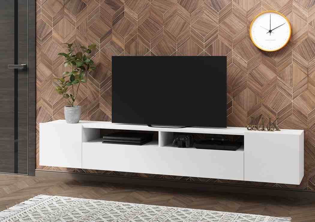 تصویر 3 از میز تلویزیون شیک دیواری با طراحی مدرن و امروزی