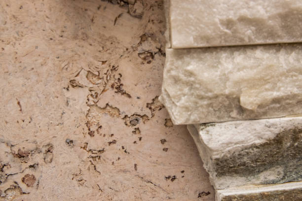 سنگ تراورتن طبیعی بدون رزین ظاهر اصیل