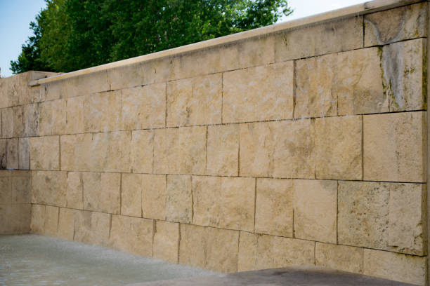 تصویر 3 از سنگ تراورتن رنگ ثابت ماندگار نمای بیرونی