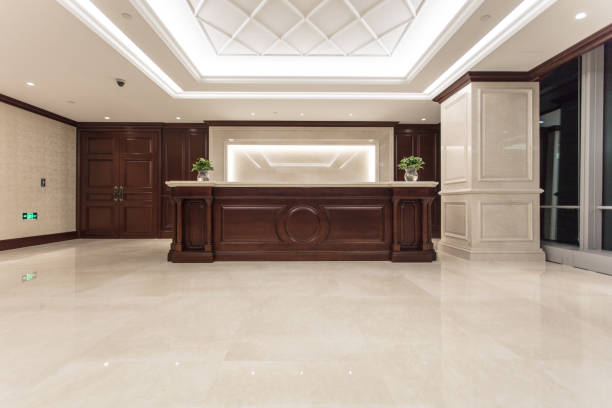 تصویر 3 از سنگ تراورتن سطح صاف کاربرد اداری رسمی