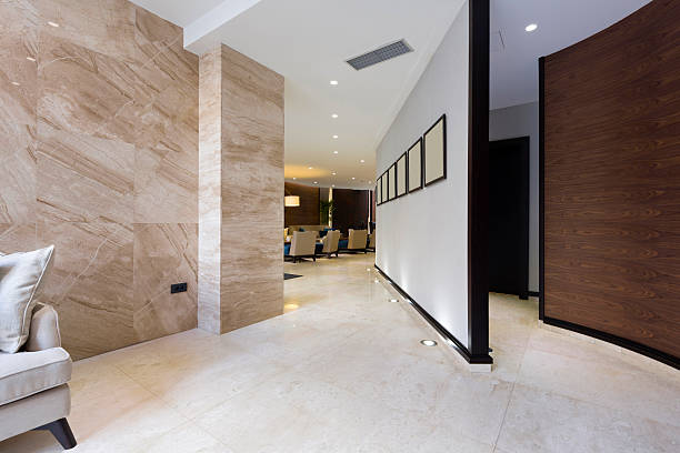 تصویر 1 از سنگ تراورتن بافت دار عمیق جلوه لوکس