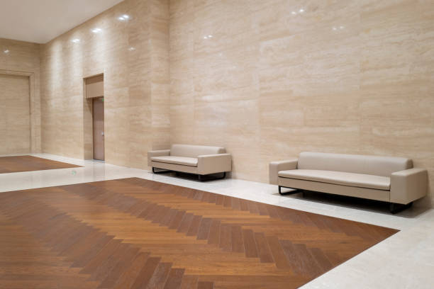 تصویر 1 از سنگ تراورتن یکپارچه روشن هویت معماری فاخر