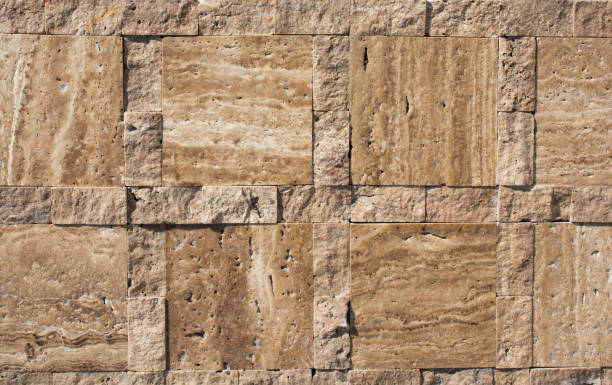 سنگ تراورتن دانه درشت شاخص نمای شاخص شهری