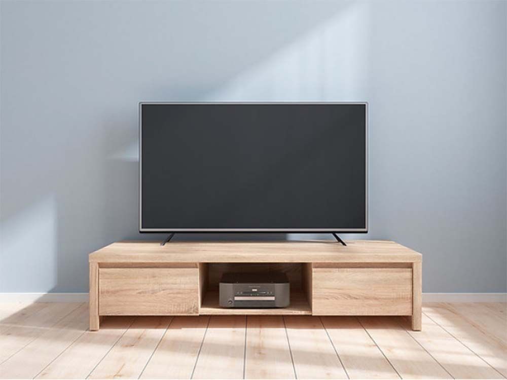 تصویر 1 از میز تلویزیون شیک دکوراتیو کشودار و مناسب افراد حساس به نظم