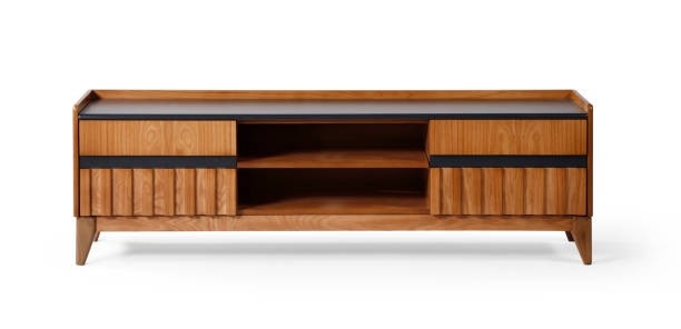 تصویر 4 از میز تلویزیون شیک بزرگ و جا دار مناسب سالن دارای کشو