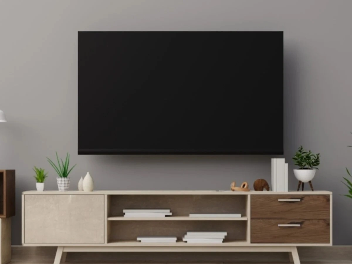 تصویر 3 از میز تلویزیون پایه دار خوش ساخت و آسان در حمل و نقل