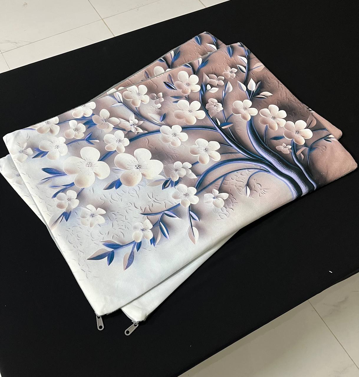 تصویر 1 از قیمت ارزان و تامین عمده و مستقیم روبالشتی مخمل کلاسیک لمینیت شده جفتی