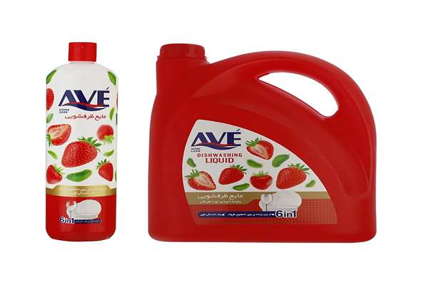 مایع ظرفشویی اوه توت فرنگی پاکسازی موثر چربی