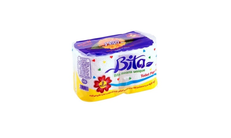 تصویر 2 از دستمال کاغذی رولی بیتا طرح ساده سلولزی